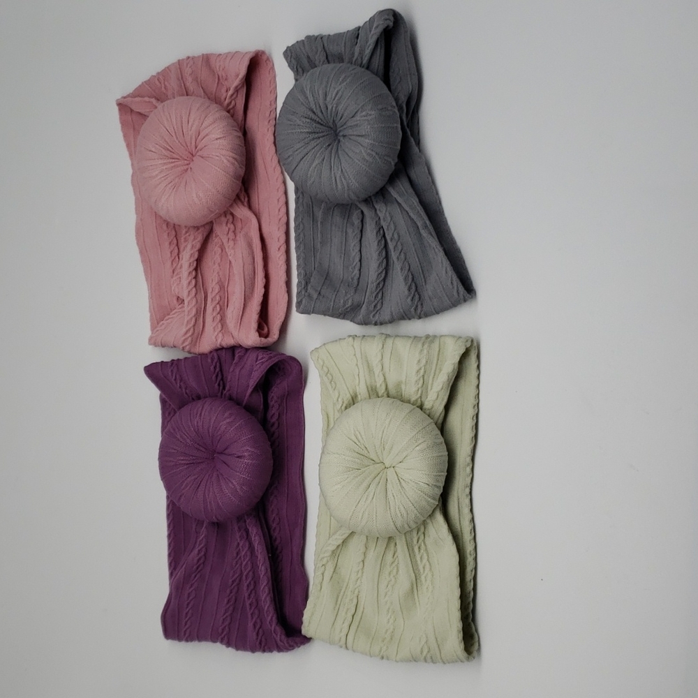 4 Baby Headbands